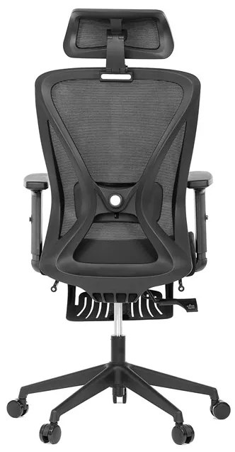 Autronic BONTEC Kancelárska stolička, synchrónny mechanizmus, čierna sieťovina, KA-S257 BK Farba: Šedá