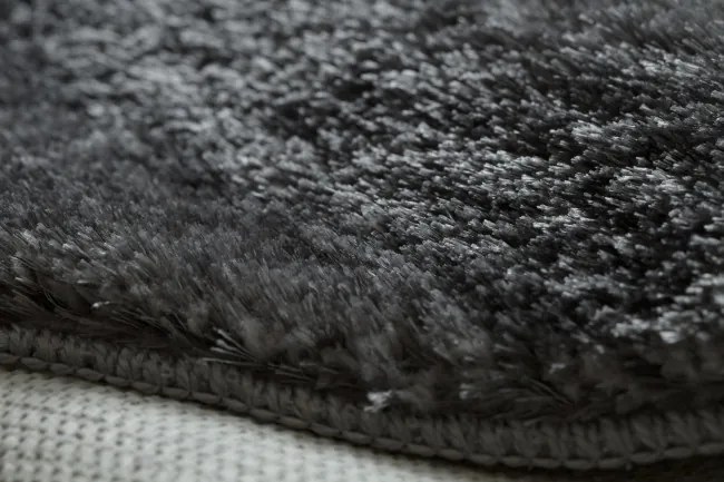 Kúpeľňový koberček SANTA sivý kruh