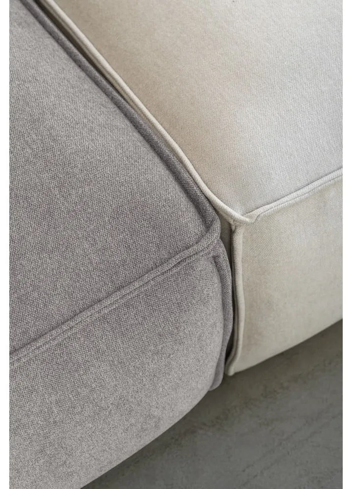 Svetlosivá rohová pohovka (pravý roh) Flex Felix – Miuform