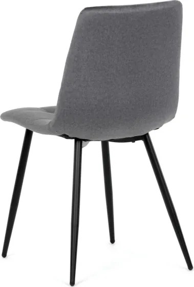 Jedálenská stolička zamatová, sivá DCL-X7015 GREY2