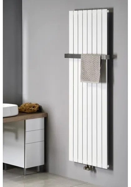 Sapho - Kúpeľňový radiátor COLONNA 910W/230V 45x180 cm biela