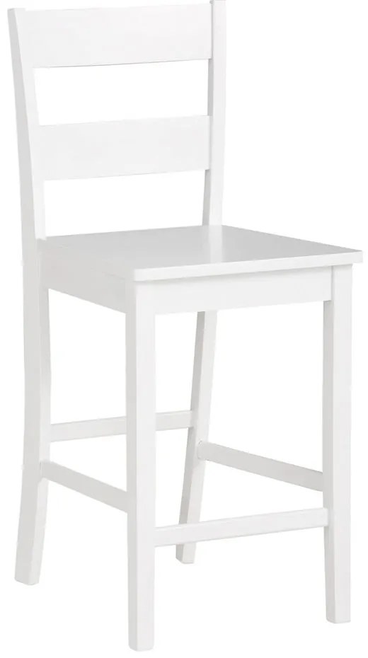 Biela barová stolička z borovicového dreva (výška sedadla 60 cm) Torpedo – Støraa