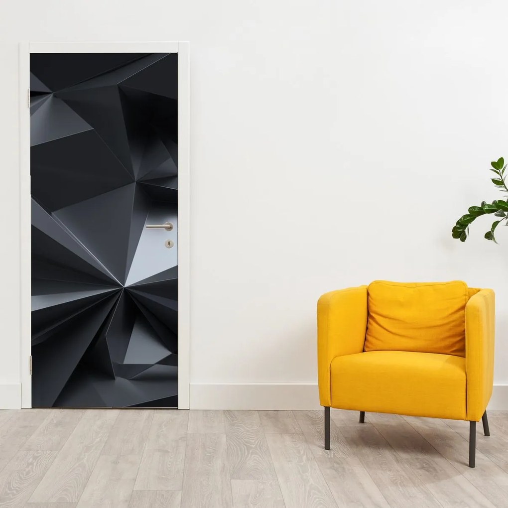 Fototapeta na dvere - Geometrická abstrakcia (95x205cm)
