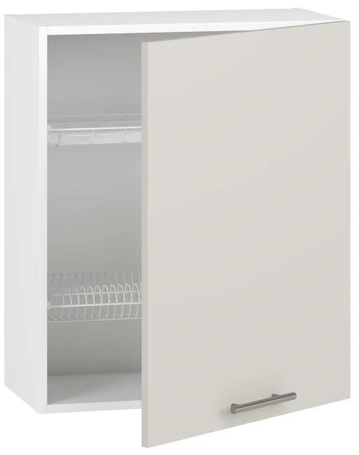 Horná skrinka Vento GC-60/72, biela / krémová