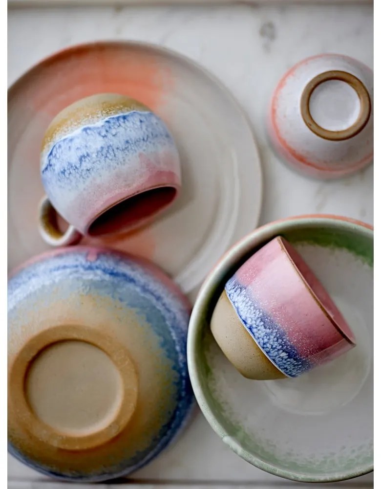 Svetloružová miska z kameniny 525 ml Paula – Bloomingville