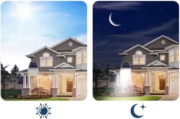 LED stmievateľný solárny reflektor LED/150W/3,2V 5000K 15000 mAh IP65 čierny + diaľkové ovládanie