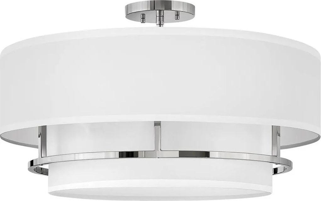 Hinkley HK-GRAHAM-L-PN - Prisadený luster GRAHAM 4xE14/40W/230V lesklý chróm