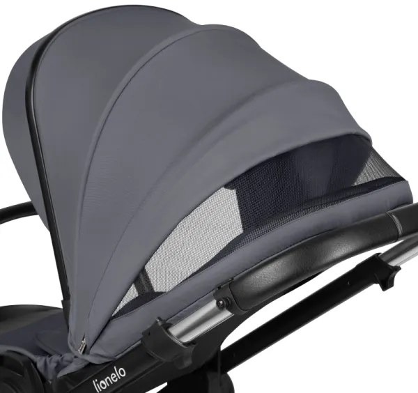 Lionelo - Kombinovaný kočík 3 v 1 LAYLA Grey Stone