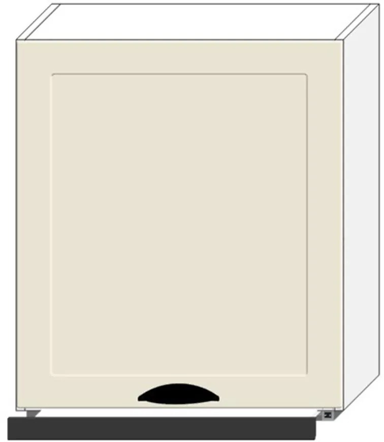 Kuchynská skrinka Adele W60/68 Slim PL so strieborným digestorom