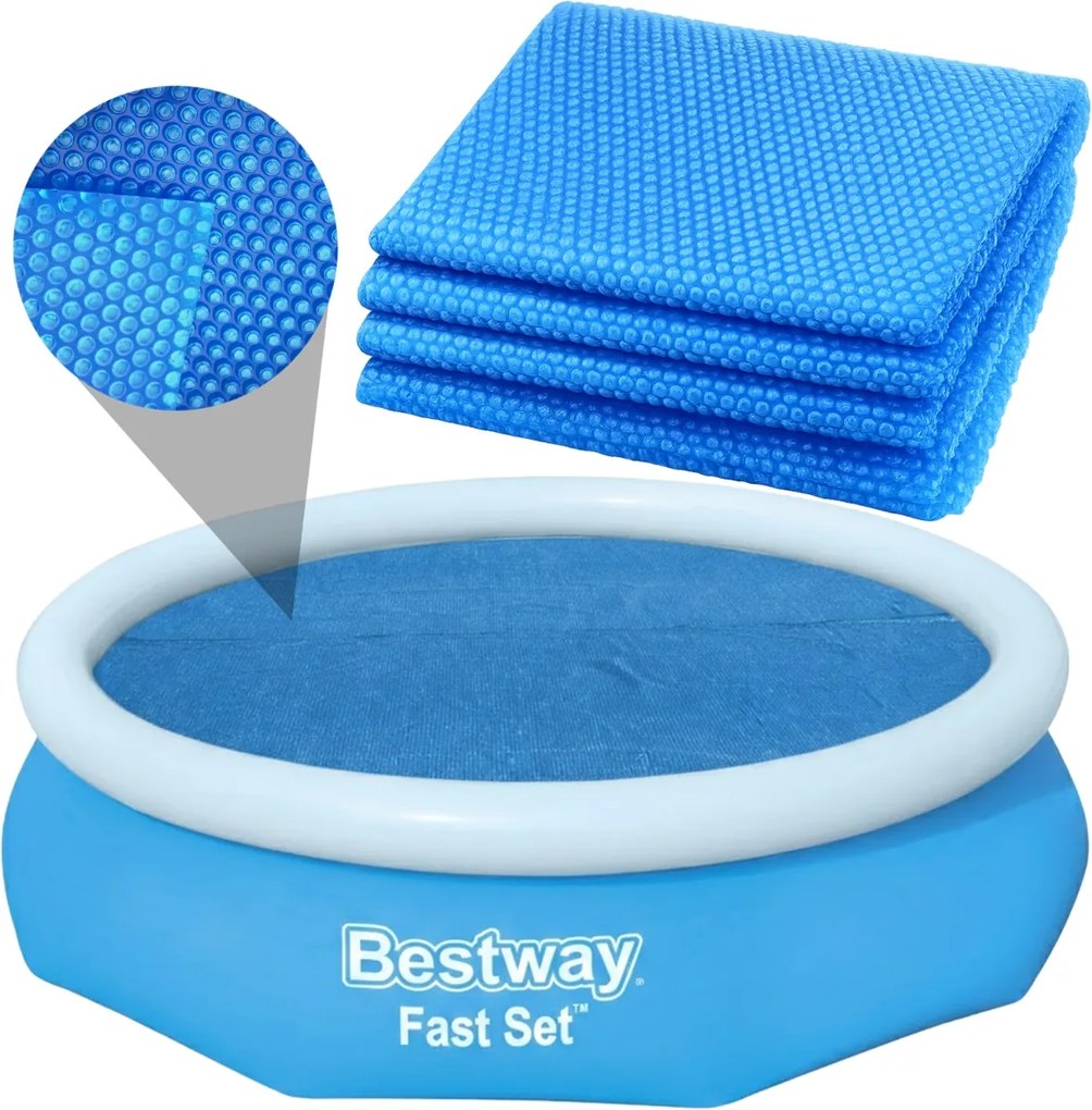 Solárna bublinková krytka Bestway Fast Set 305 x 76 cm