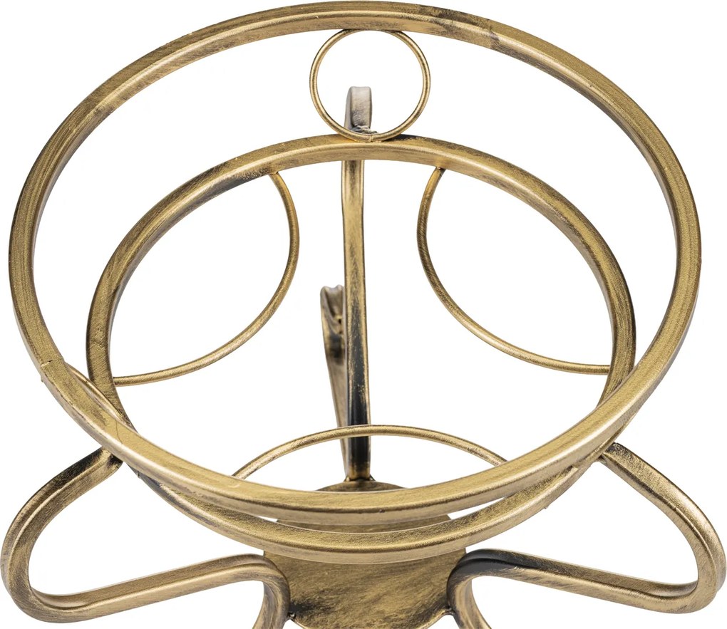 STOJAN NA KVETINÁČ GREGG 28X33 CM ZLATÁ