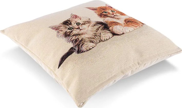 Gobelínová obliečka na vankúšik MAČIATKA 45 x 45 cm