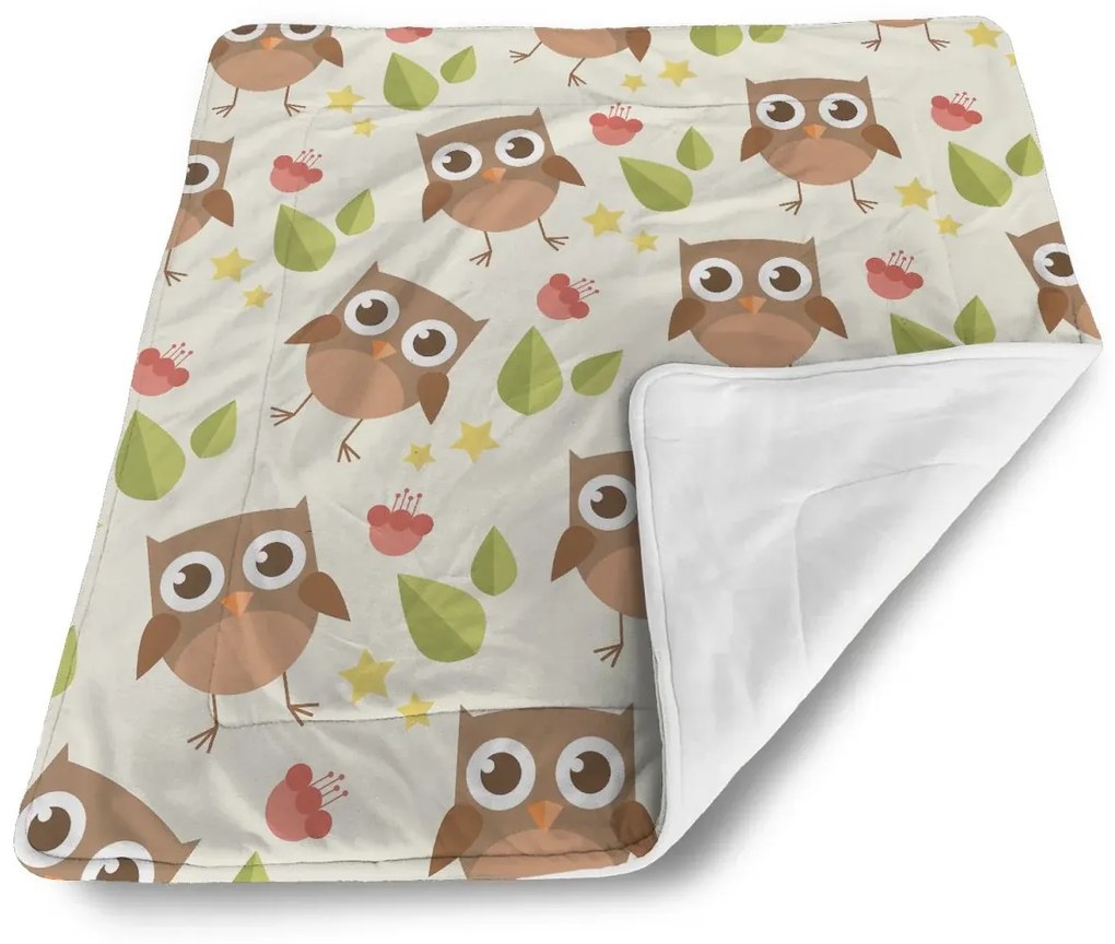 Sablio Deka pre bábätko Sovy - 80x100 cm