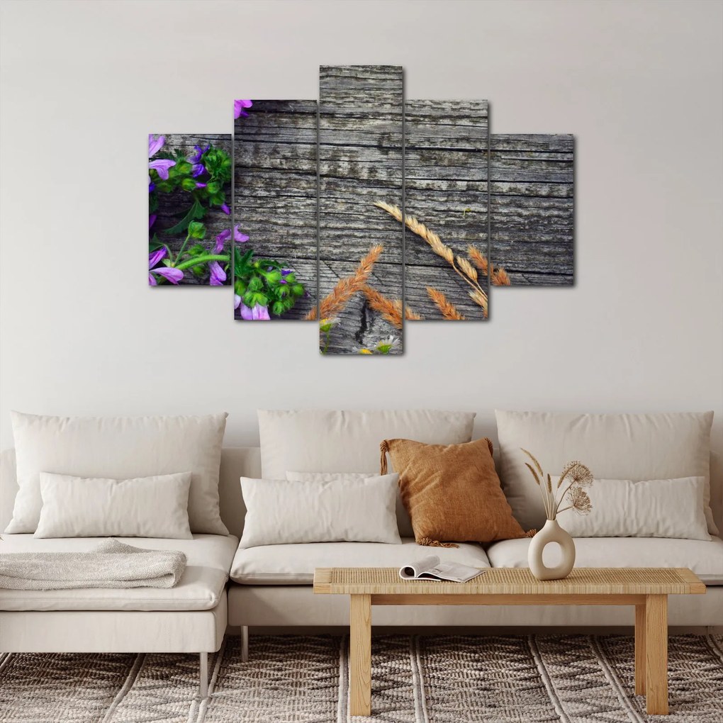 Obraz - lúčne kvety (150x105 cm)