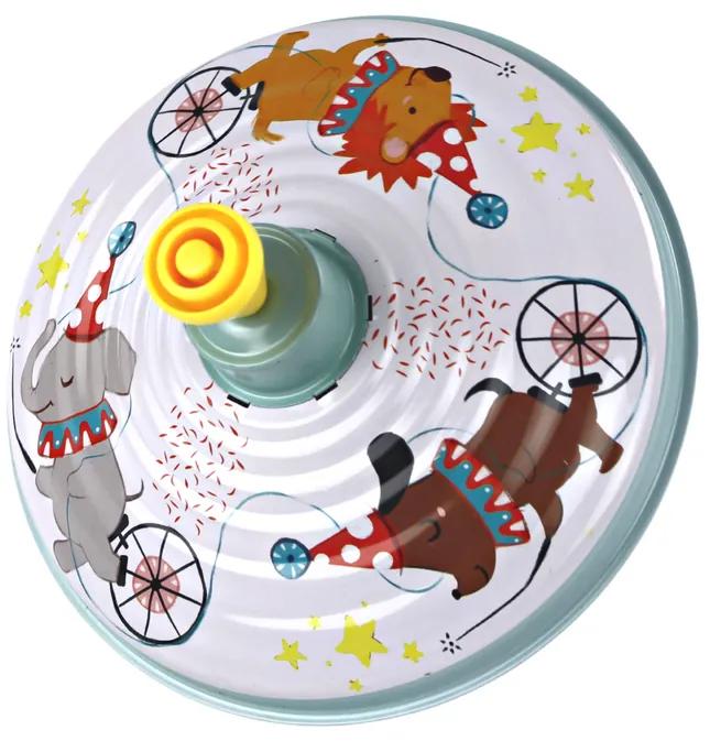 Lean Toys Detský kovový vĺčik – Cirkusové Zvieratká