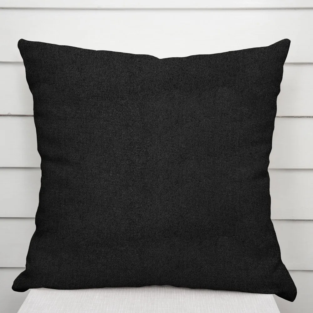Biante Obliečka na vankúš/imitácia brúsenej kože Alcantara ALC-012 Čierna 50 x 70 cm