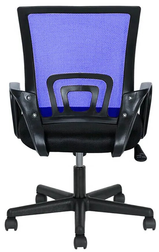 Kancelárska otočná stolička s podrúčkami v rôznych farbách- modrá