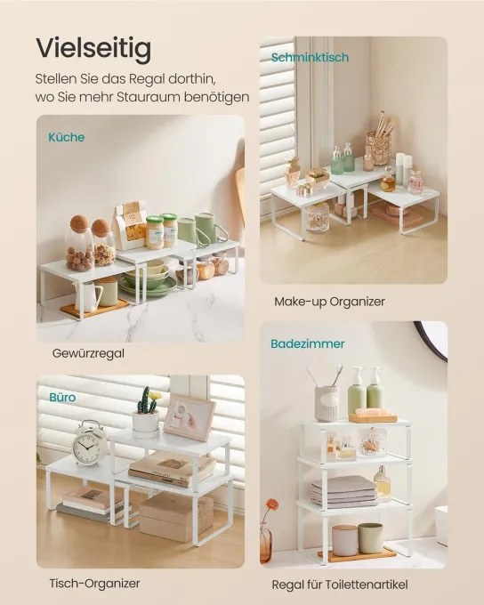 Set 3 kuchynských políc KCS220W01