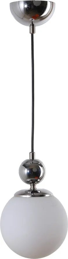 Závesné svietidlo v striebornej farbe so skleneným tienidlom ø 15 cm Marble – Squid Lighting