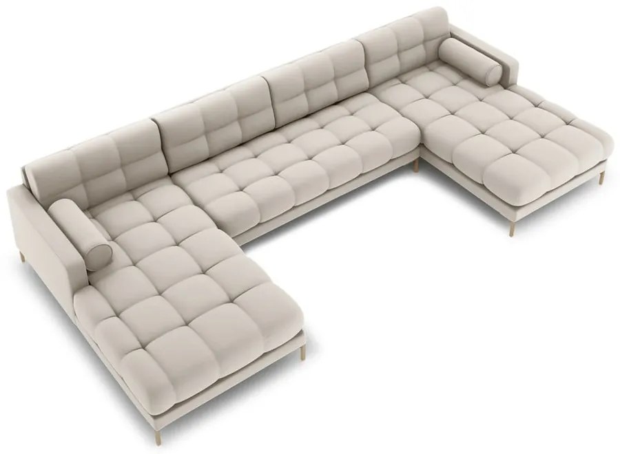 Béžová rohová pohovka do "U" Bali – Cosmopolitan Design