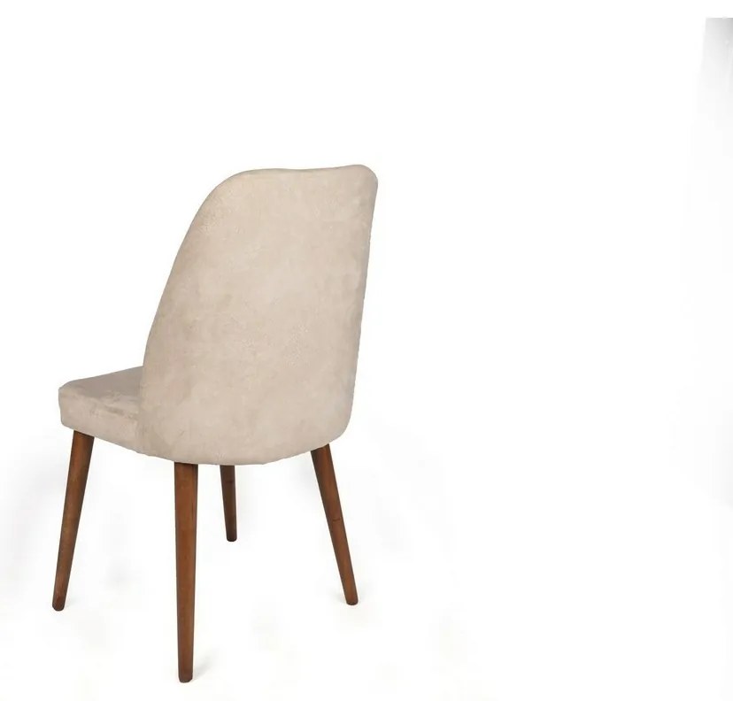 Súprava jedálenských stoličiek Dallas Beige and Walnut, 2 ks