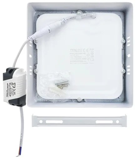 LED Stropné svietidlo LED/12W/230V 2700K 16,3x16,3 cm biela