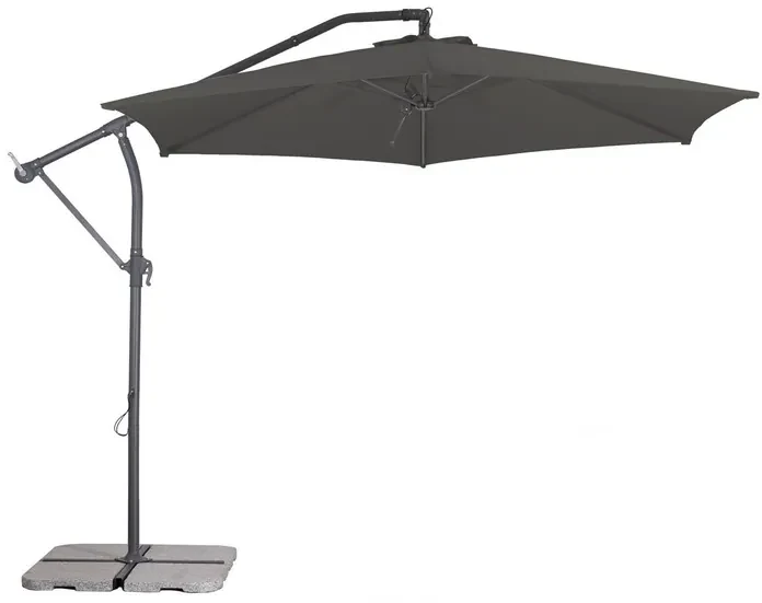 Schneider Slnečník Palmera, Ø 300 cm (antracitová)  (100251557)