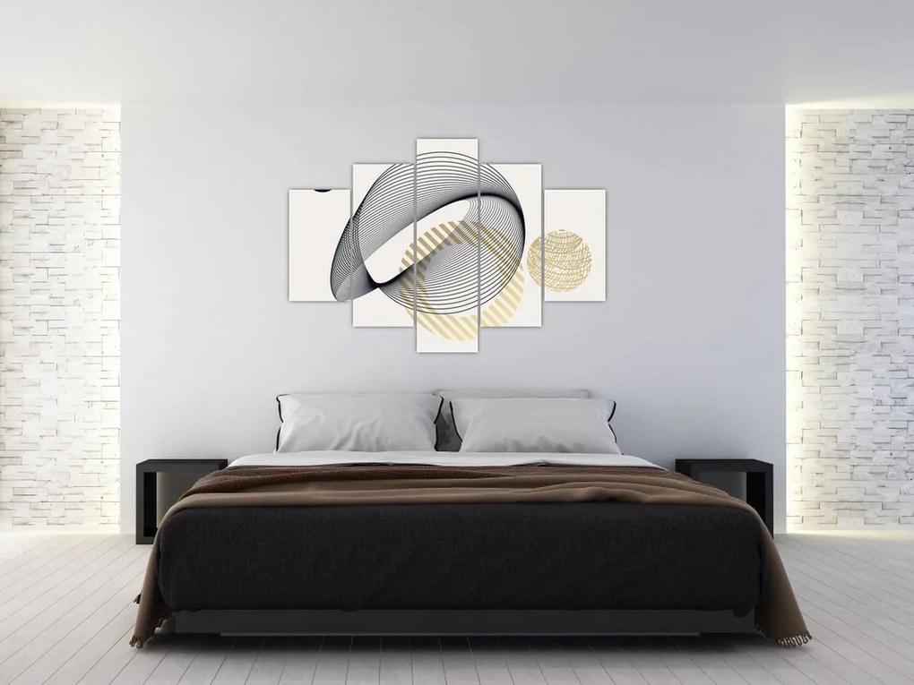 Obraz - Geometrické tvary N⁰3 (150x105 cm)