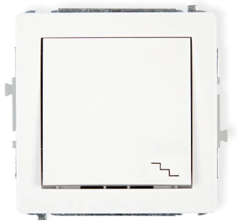 Vypínač schodisko biela D DWP-3