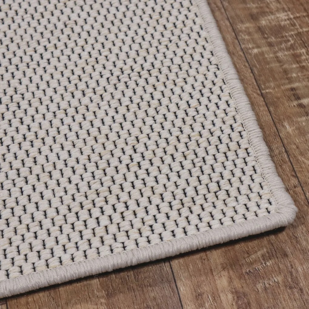 Timzo, Koberec behúň na mieru Nature cream, šíre 60 cm, biela, chodba / predsieň