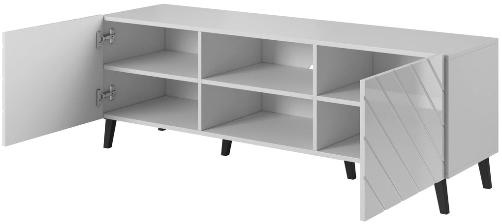 Cama Biely TV stolík Abeto 2D