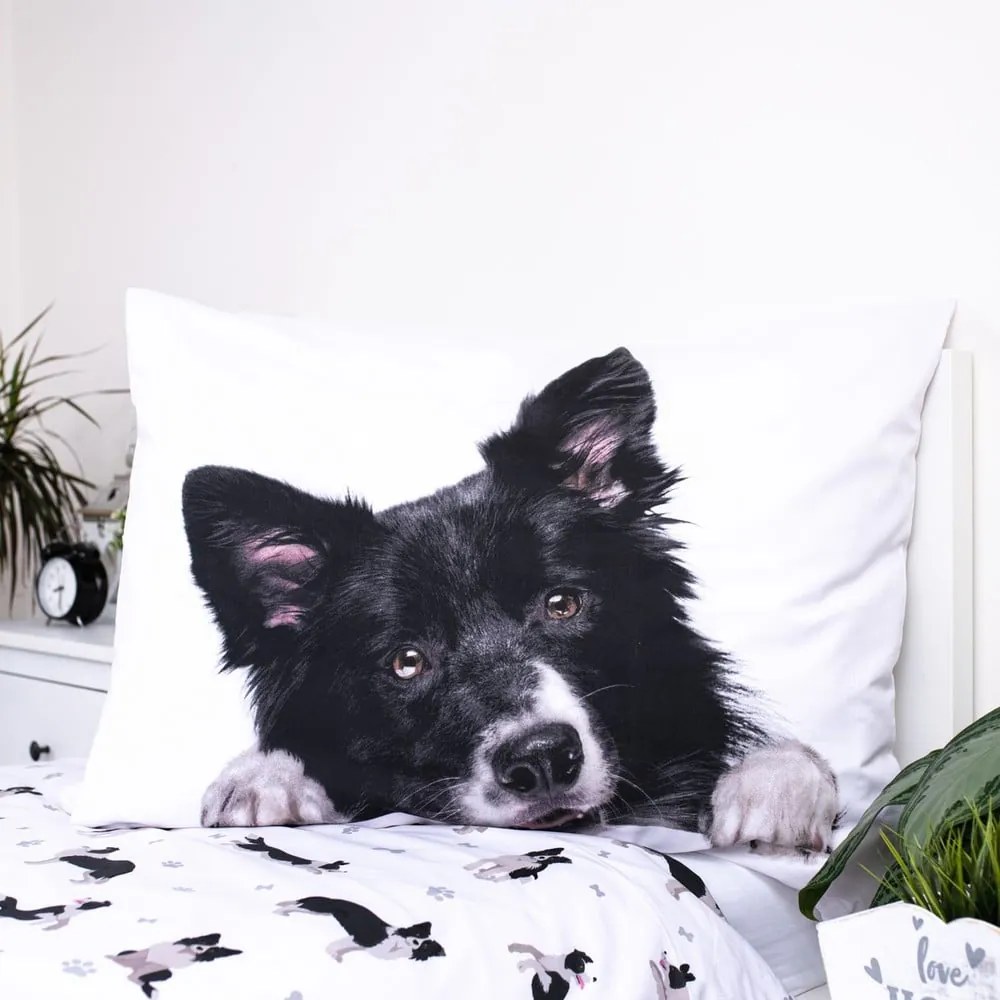Bavlnená detská obliečka na jednolôžko 140x200 cm Border Collie – Jerry Fabrics