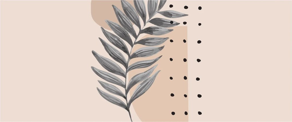 Obraz - Ilustrovaný list N⁰2 (120x50 cm)