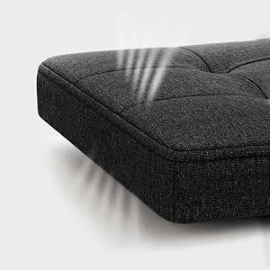 Taburet Lofe s úložným prostorem černý