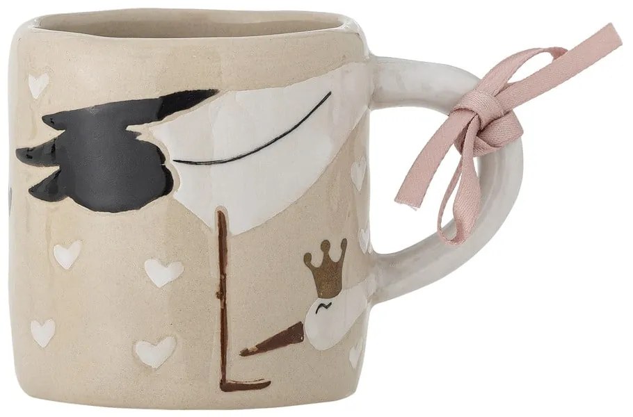 Béžový keramický detský hrnček 225 ml Bambino – Bloomingville Mini