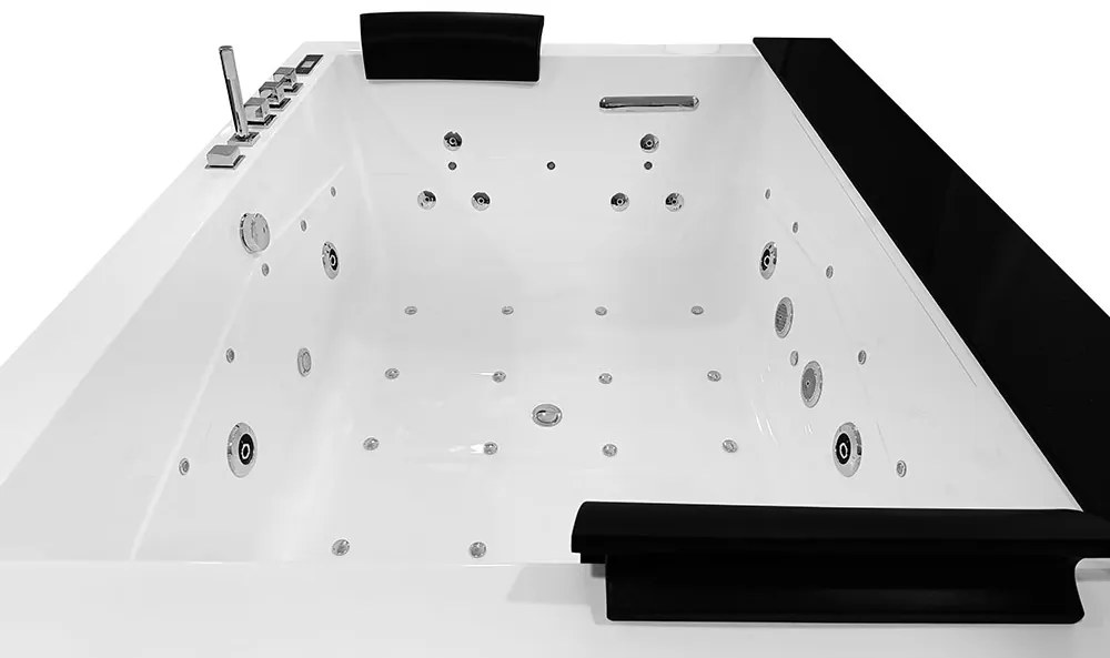 M-SPA - Kúpeľňová vaňa SPA s hydromasážou 180 x 150 x 72 cm (MSPA1285)