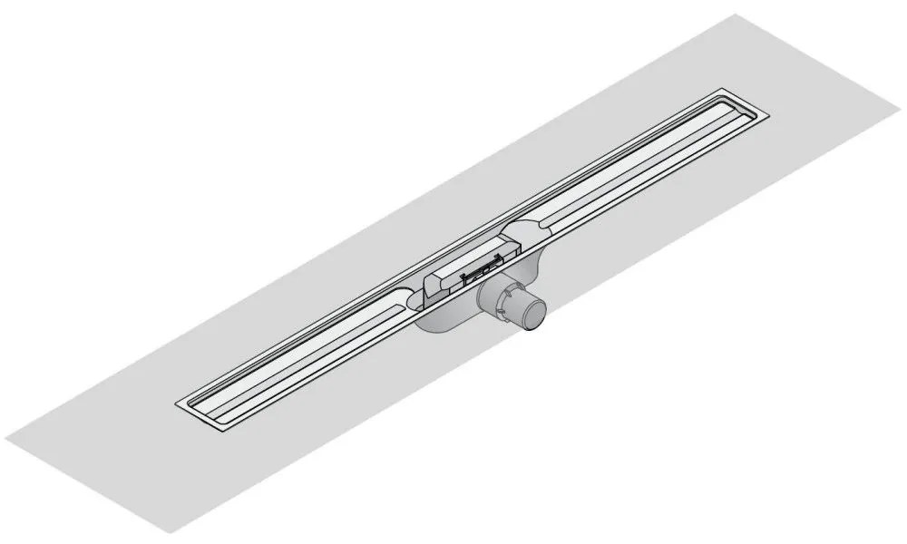 I-DRAIN Linear 54 sprchový žľab z nerezovej ocele s hydroizoláciou, dĺžka 700 mm, ID4M07001X1