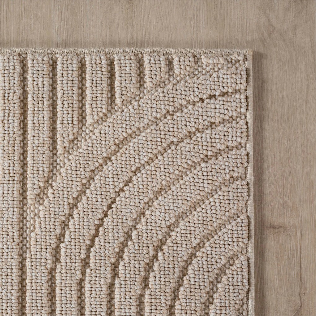 Ayyildiz 160x160 cm Kusový koberec Helix 2201 beige kruh, béžová, chodba / predsieň