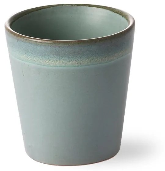 HK living Keramický hrnček bez ucha 70's Moss 180 ml
