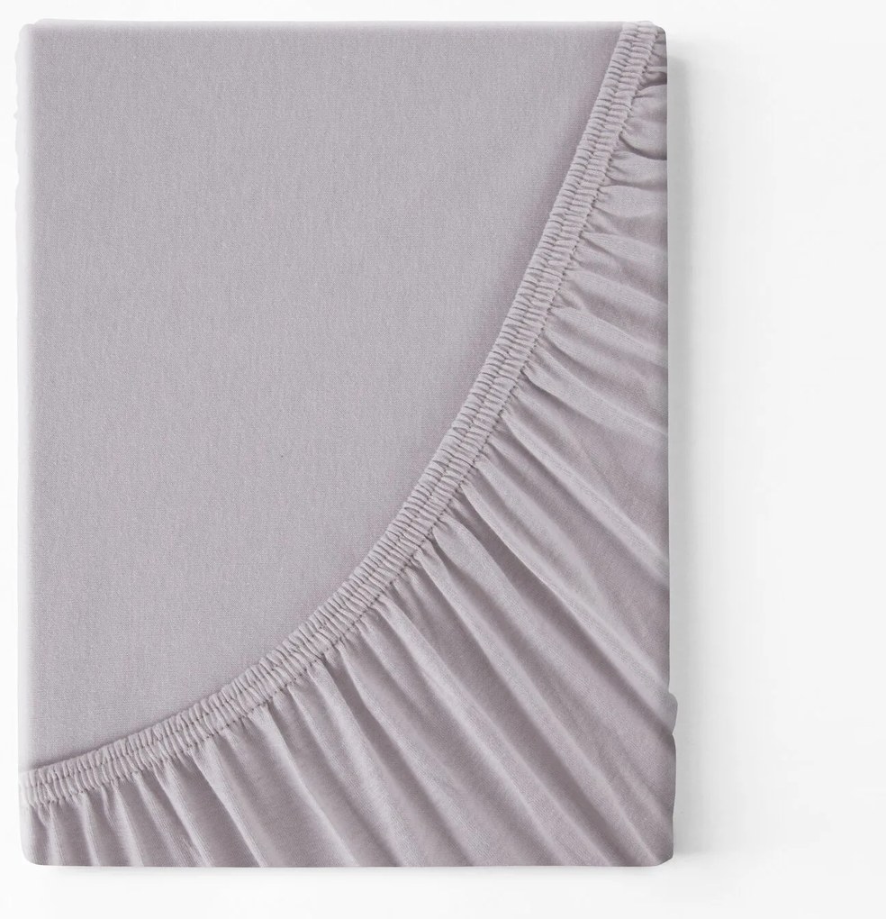 JERSEY PRESTIERADLO 200X220 CM, VÝŠKA 30 CM SVETLOSIVÉ