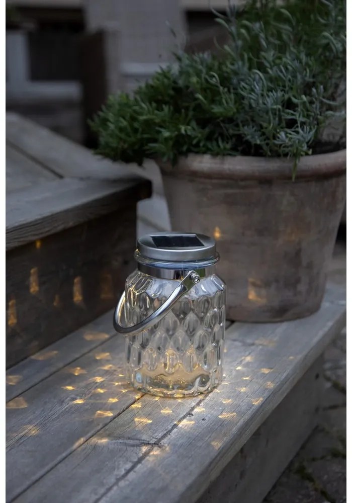 Vonkajšia solárna LED svetelná dekorácia Star Trading Pireus, výška 16 cm