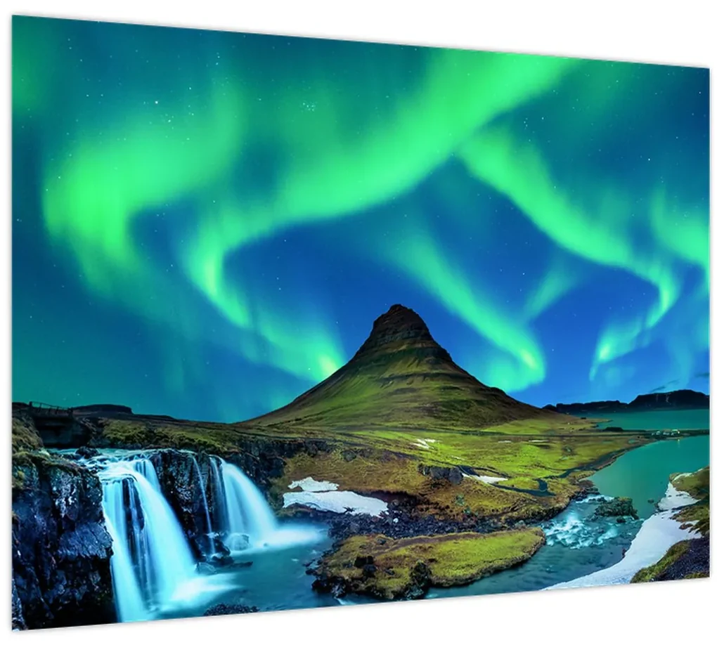 Obraz - Kirkjufell, Island (70x50 cm)