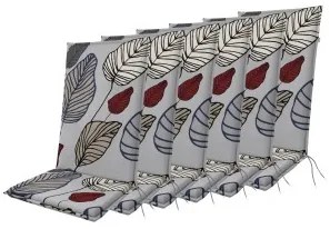 Doppler LIVING 5703 vysoký - set 6 ks - podušky na stoličku a kreslo