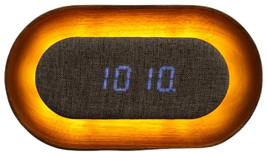 Digitálny budík Lumos Walnut – Gingko