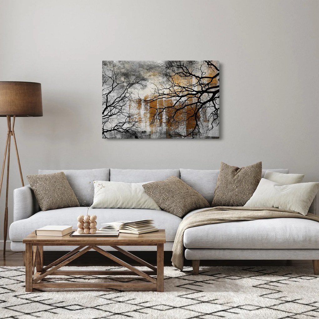 Obraz - Siluety stromov (90x60 cm)