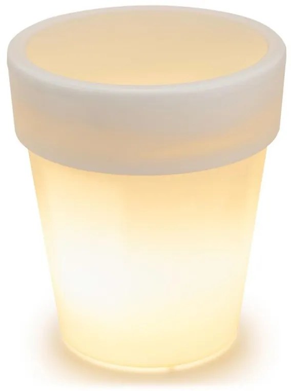 Garthen 71862 Solárny ozdobný kvetináč - 3 LED, teplá biela
