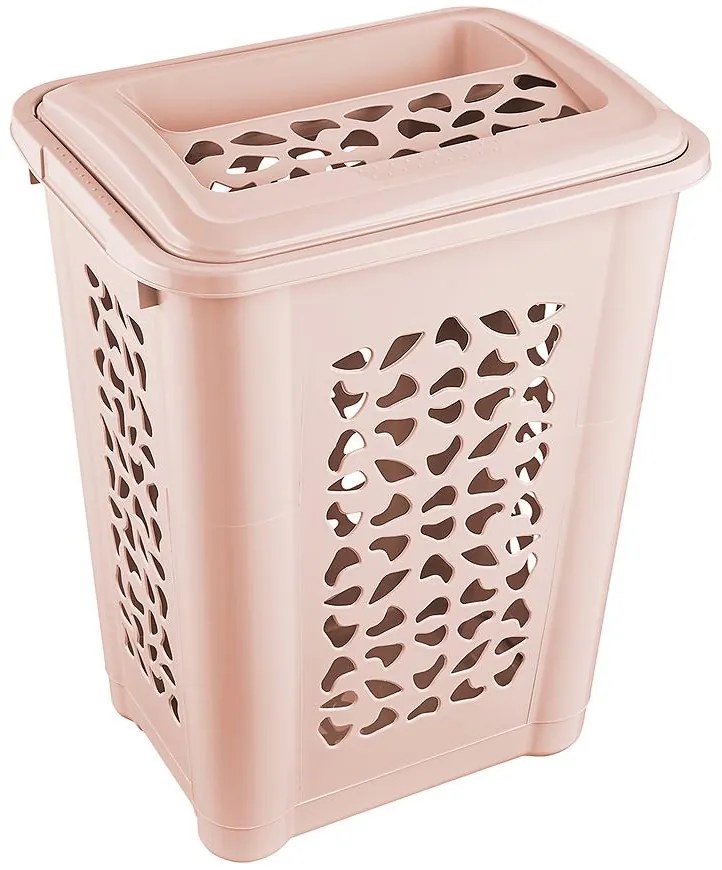 Severský ružový kôš na bielizeň 45x34x60 60 l