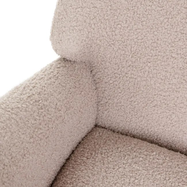 Hojdacie kreslo LUNNIE béžové TEDDY BOUCLÉ 856766