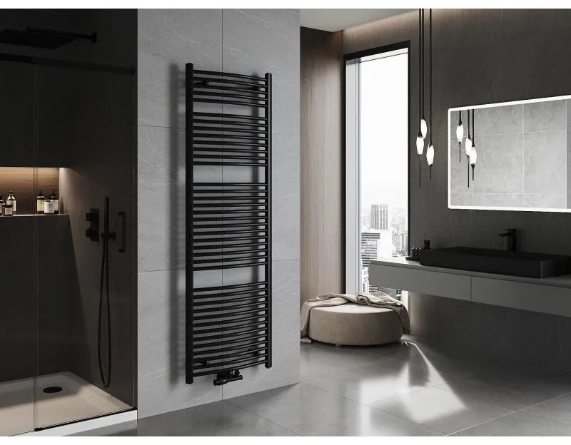 Mexen Ares, vykurovacie teleso 1800 x 600 mm, 958 W, čierna, W102-1800-600-00-70