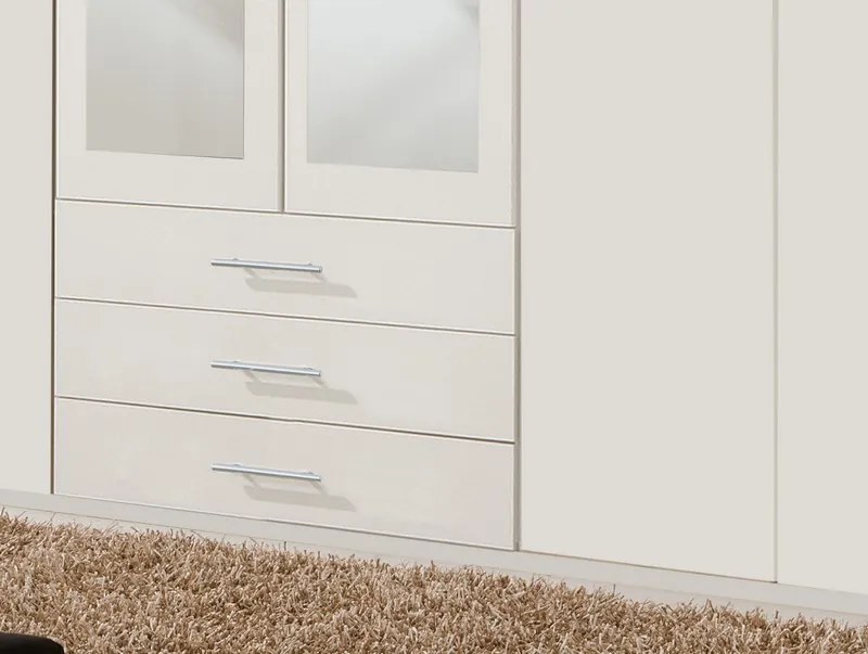 Šatníková skriňa Ben, 270 cm, biela